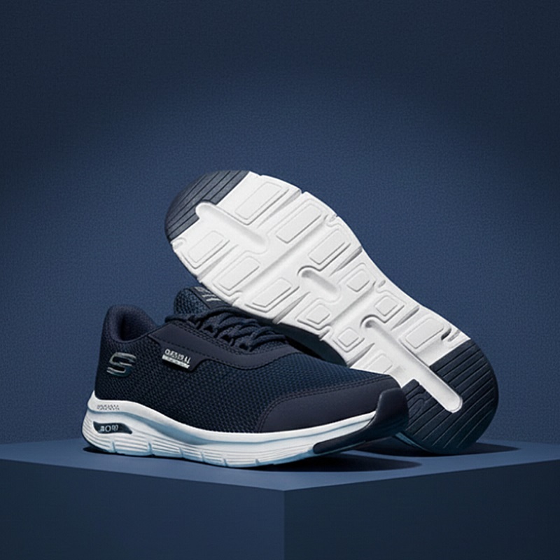 کفش ورزشی مردانه اسکچرز مدل Quantum -سرمه ای